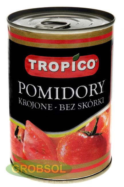 Pomidory krojone bez skóry